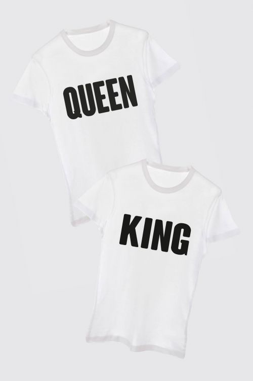 Komplet T-shirt King Queen