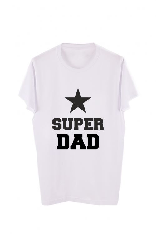 T-shirt Super Dad Star