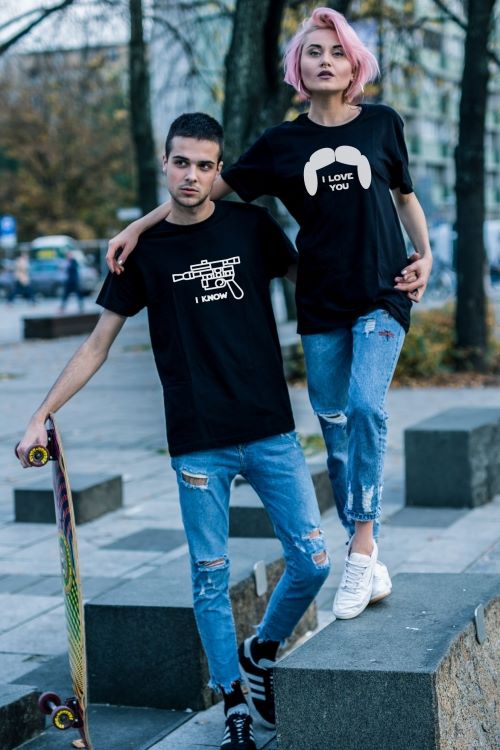 Komplet T-shirt I love you I know