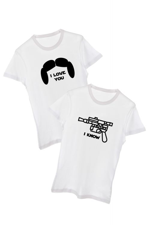 Komplet T-shirt I love you I know