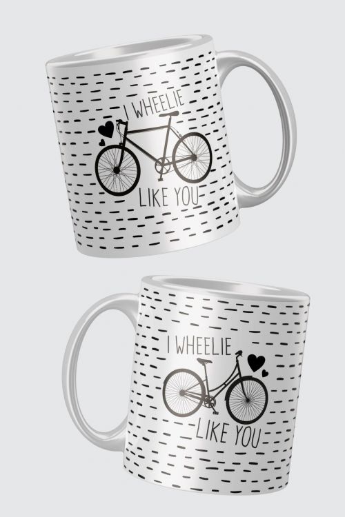 Komplet kubków I wheelie like you 330 ml 