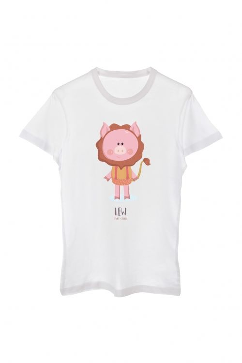 T-shirt Zodiak Lew