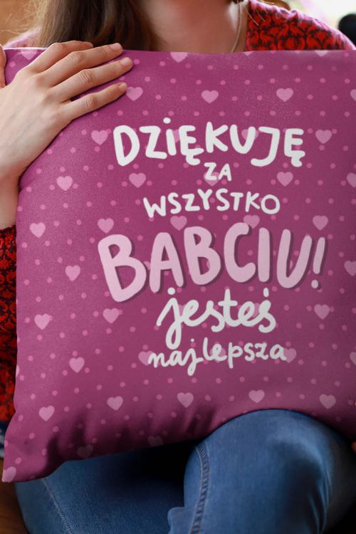 Poduszka Dziękuję Babciu