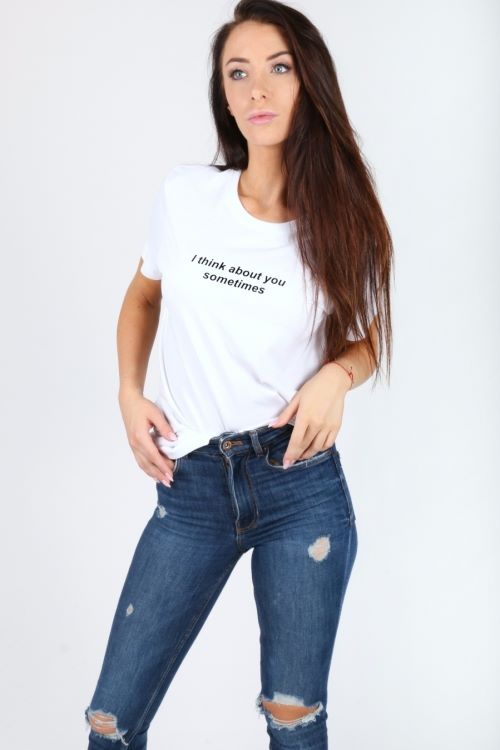T-shirt I think about you sometimes