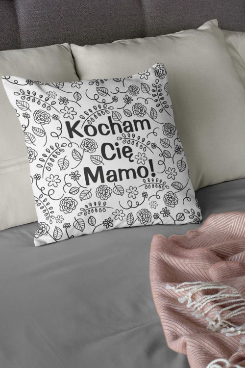 Poduszka Kocham Cię mamo! 