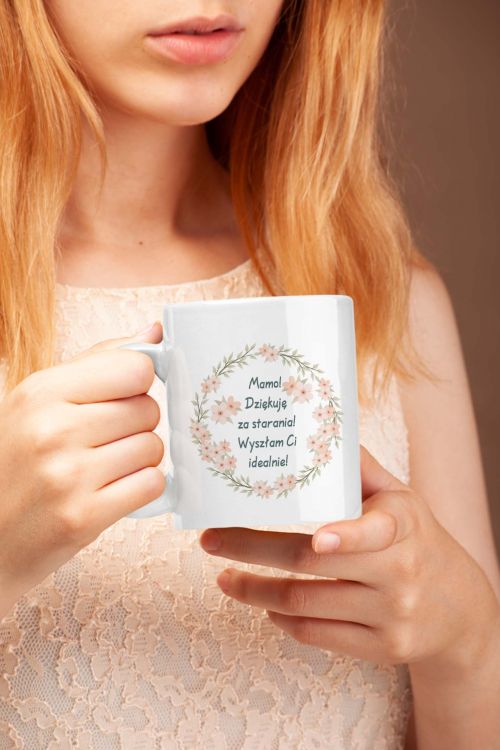 Kubek ceramiczny Mamo! Dziękuję za starania!