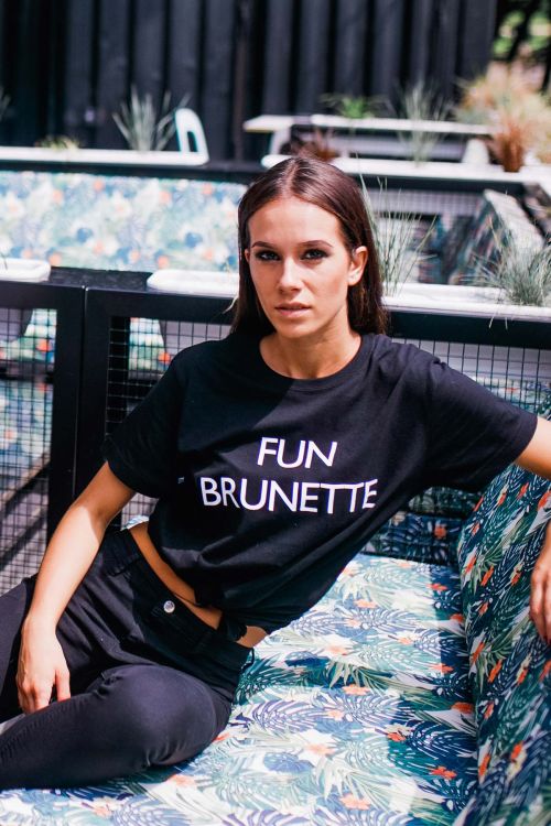 T-shirt FUN BRUNETTE