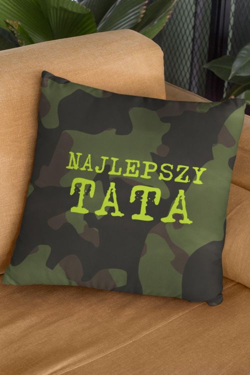 Poduszka Najlepszy Tata Camo