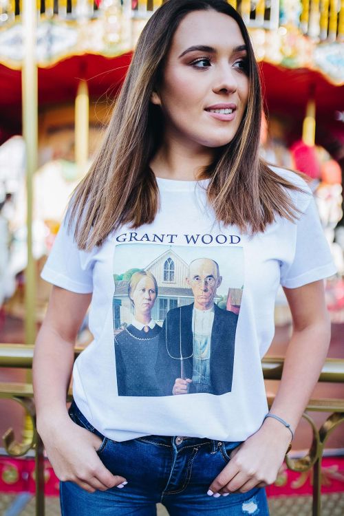 T-shirt Grant Wood