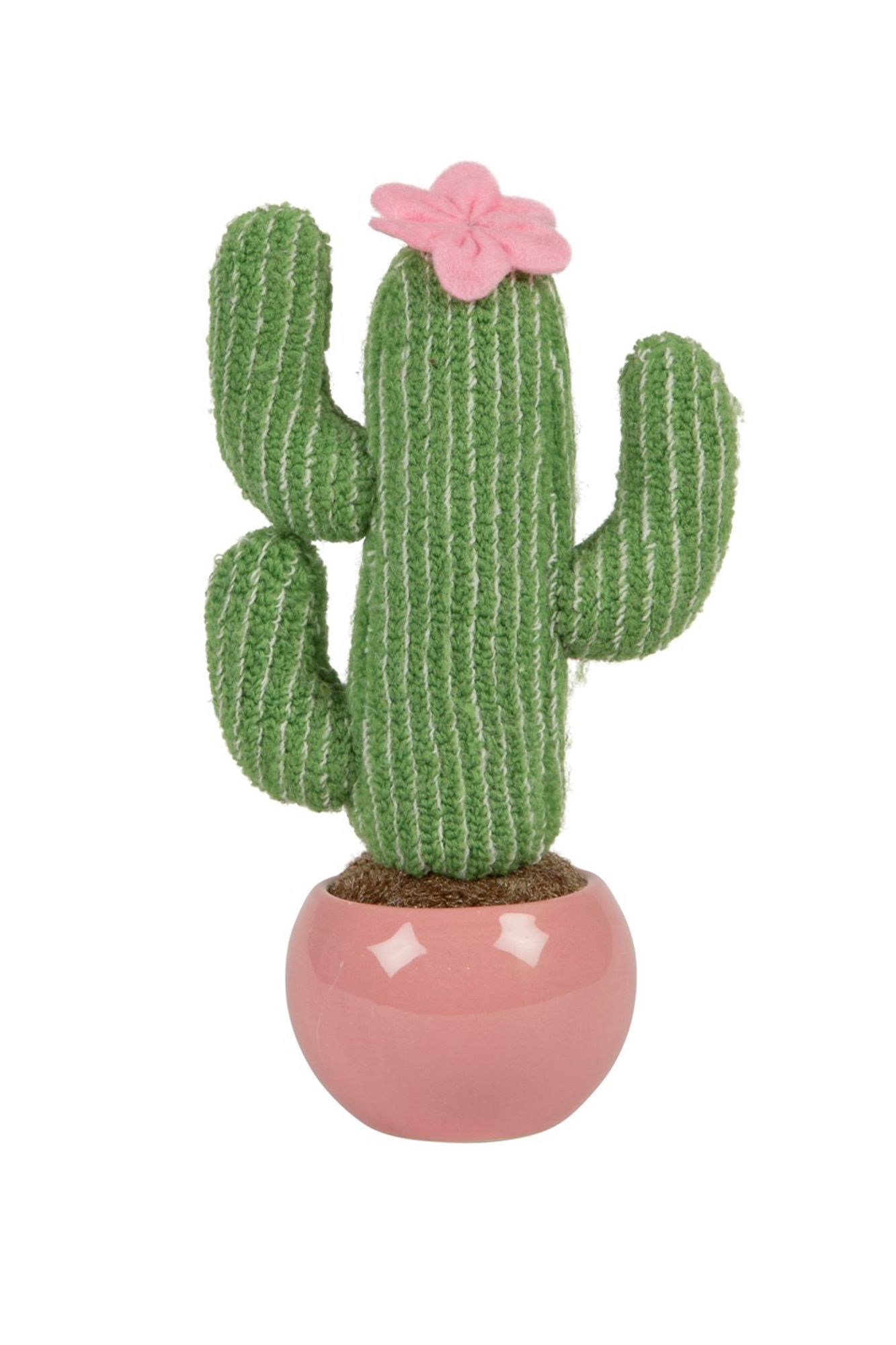 Dekoracyjny pluszowy kaktus