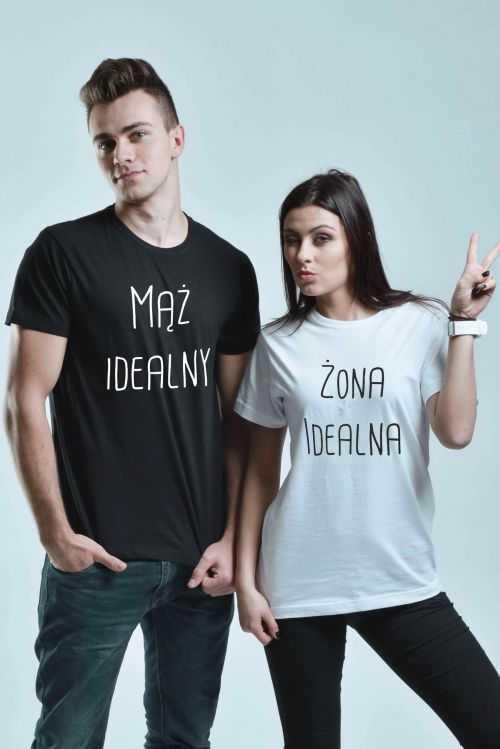 Komplet T-shirt dla par Mąż Żona