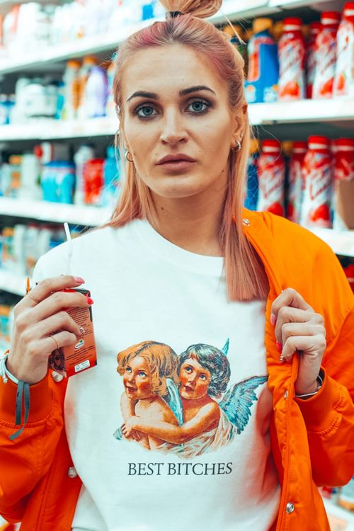 T-shirt BEST BITCHES angels