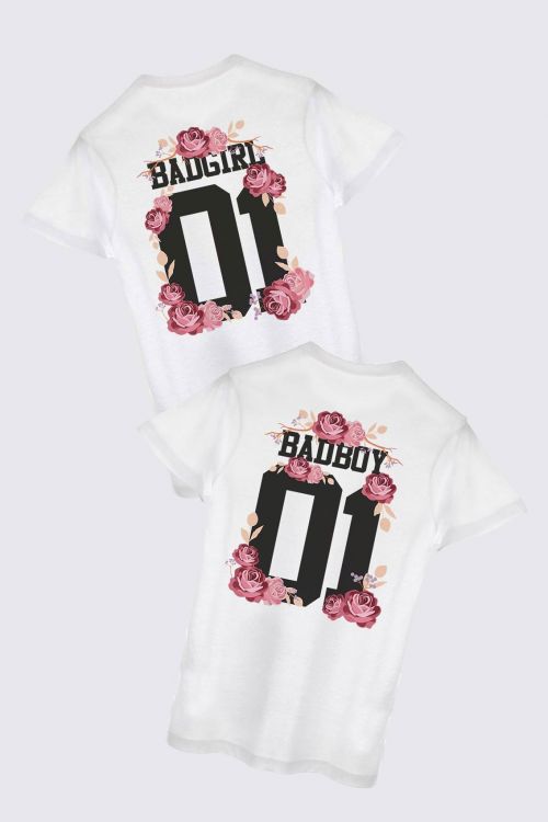 Komplet T-shirt dla par Badboy & Badgirl