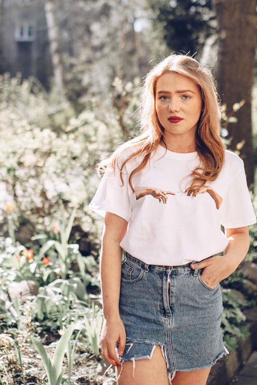 T-shirt Michelangelo the power of touch