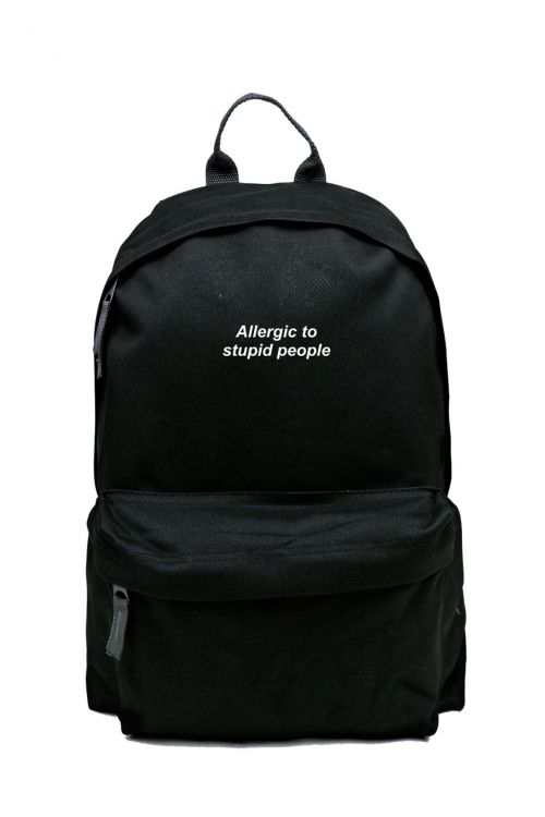 Plecak Simple Allergic to stupid people