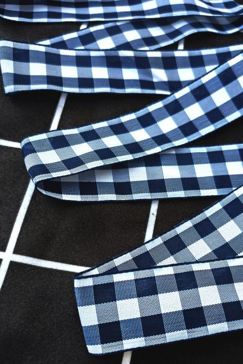 Wstążka Krata Granat