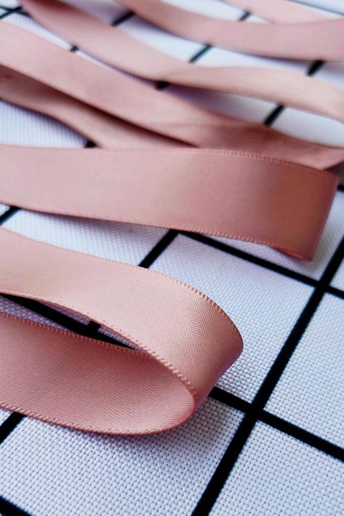 Wstążka Satynowa Brudny Róż