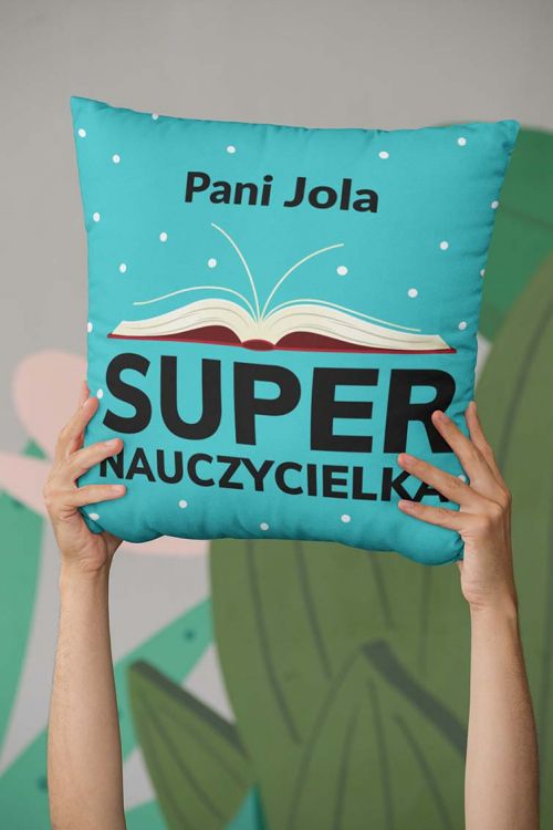 Poduszka Super Nauczycielka do personalizacji