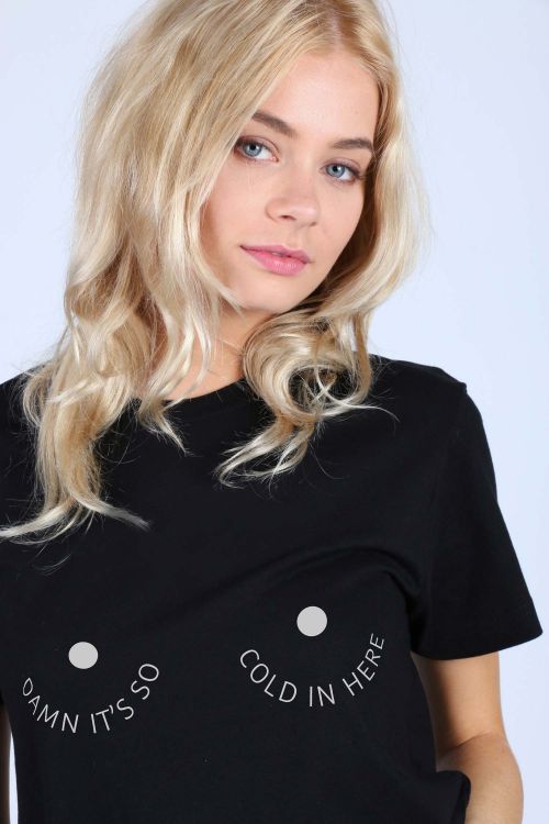 T-shirt Oversize Damn so cold