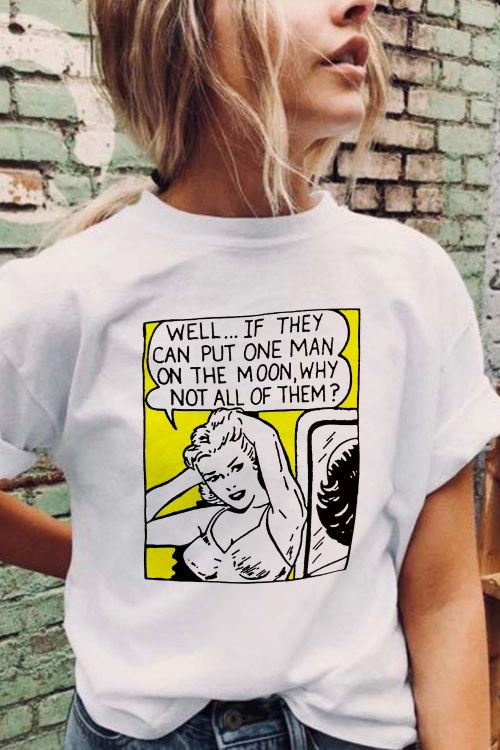 T-shirt Oversize Man on the moon