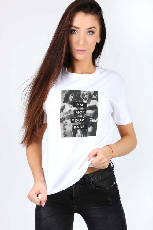 T-shirt Oversize Not your babe