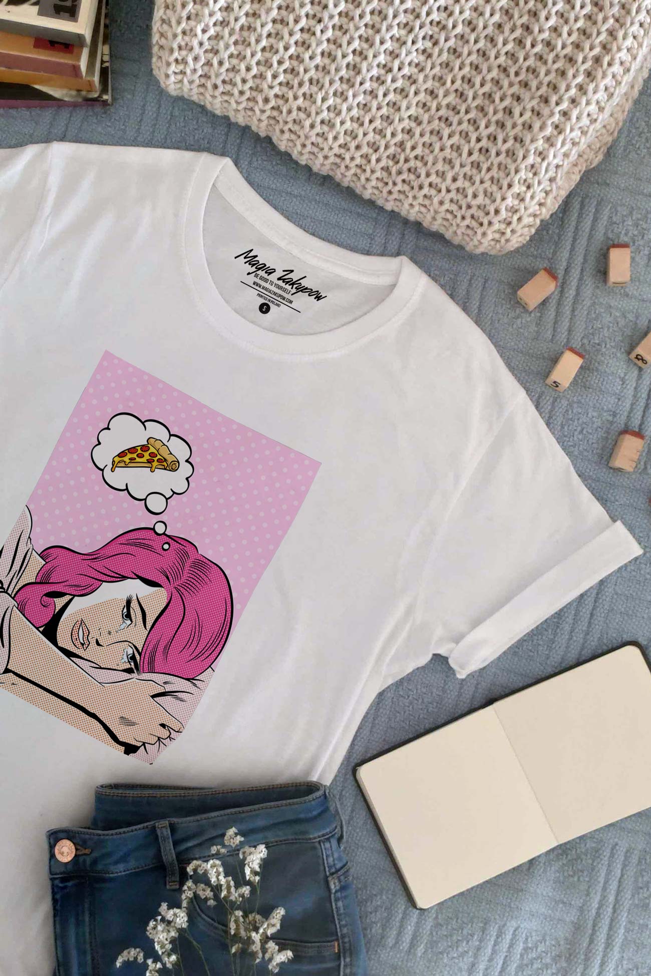 T-shirt Oversize Pizza Dreams