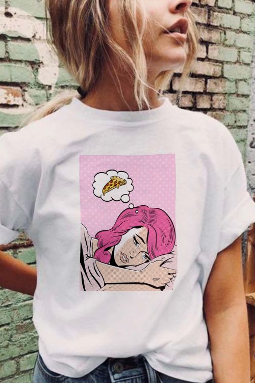 T-shirt Oversize Pizza Dreams