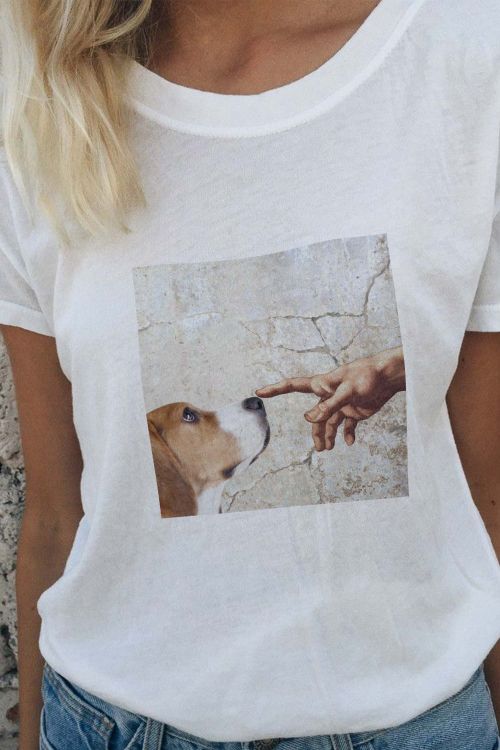 T-shirt Oversize Michelangelo Beagle