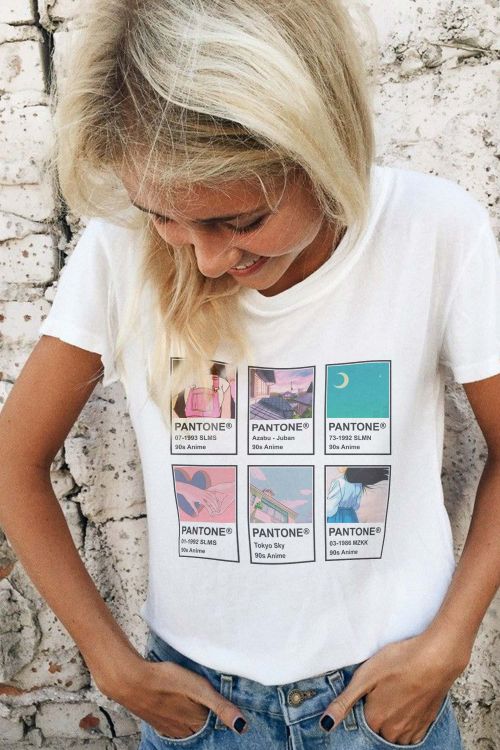 T-shirt Oversize 90s Anime