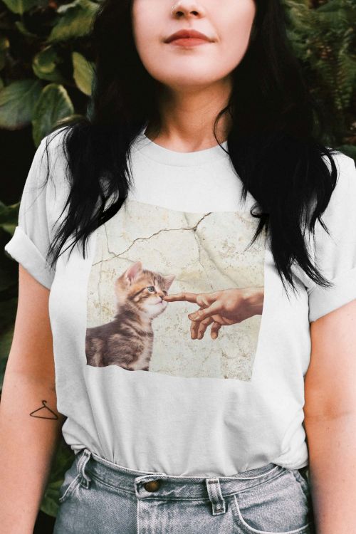 T-shirt Michelangelo Small Cat