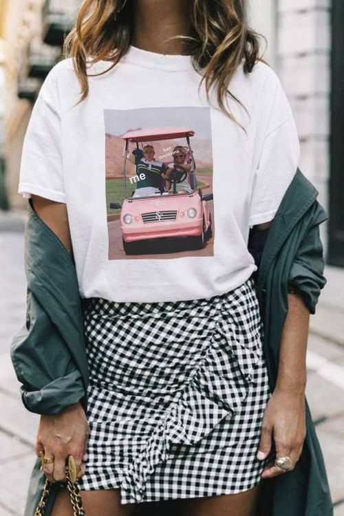 T-shirt Oversize Bad Decisions Paris