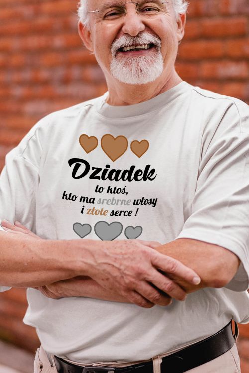 T-shirt Złote serce Dziadka