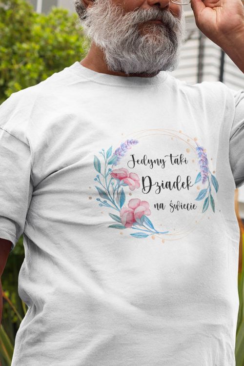 T-shirt Jedyny taki Dziadek na świecie