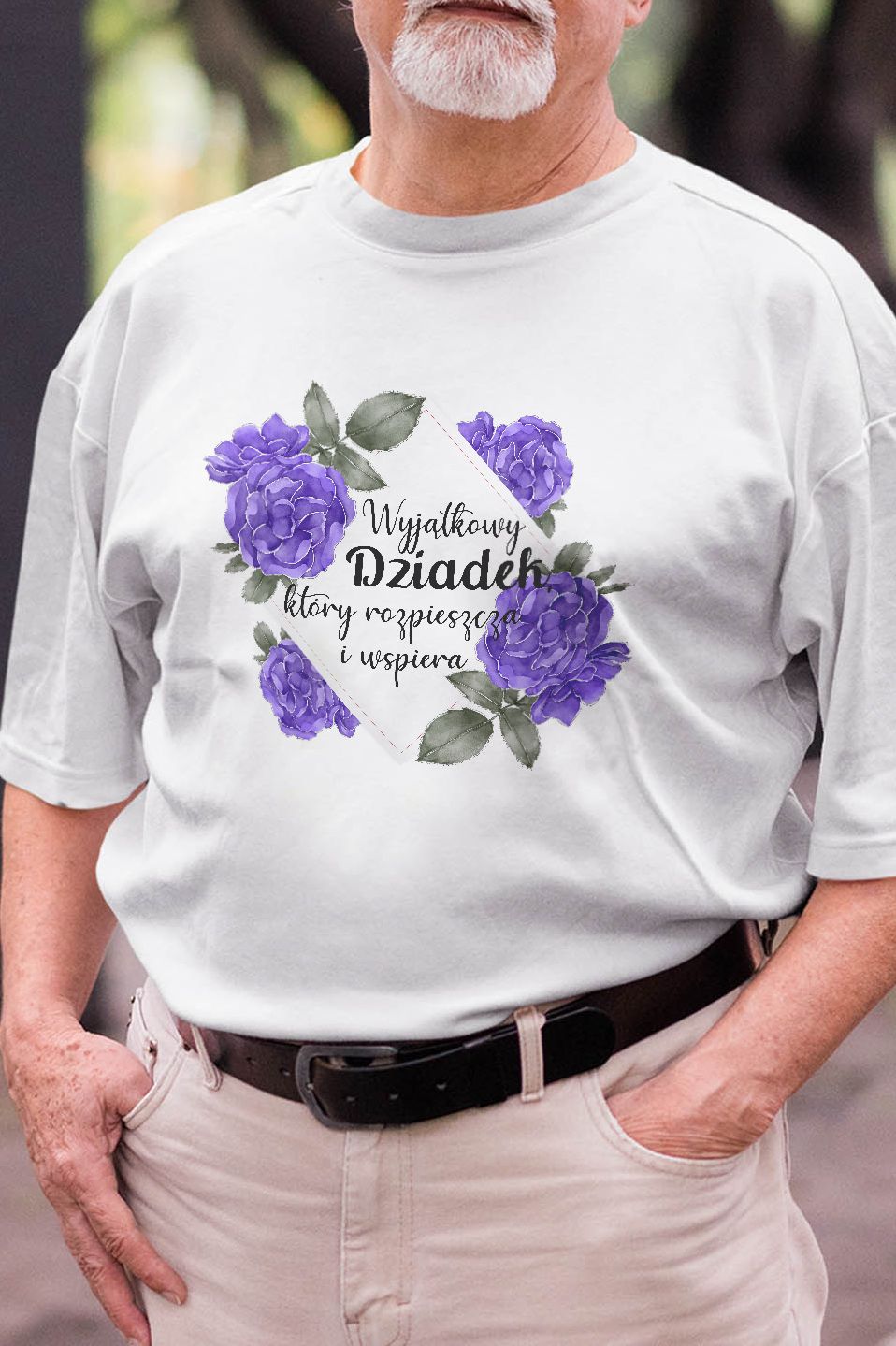 T-shirt Róże Dziadka
