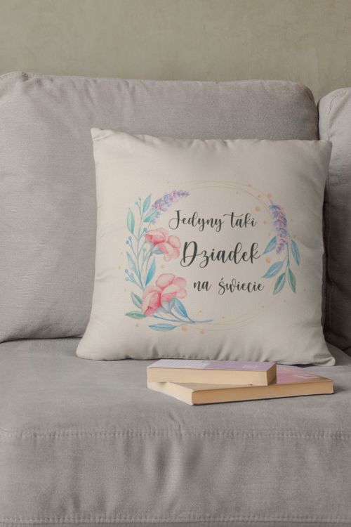 Poduszka Bawełniana Canvas Jedyny Dziadek