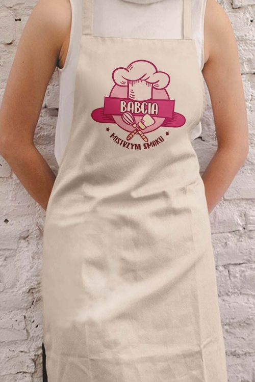 Fartuch Bawełniany Babcia Mistrzyni Smaku