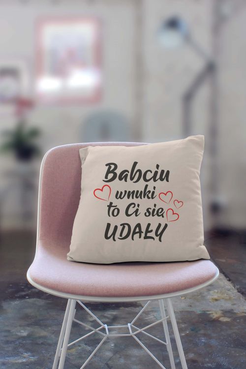 Poduszka Bawełniana Canvas Wnuki Babci
