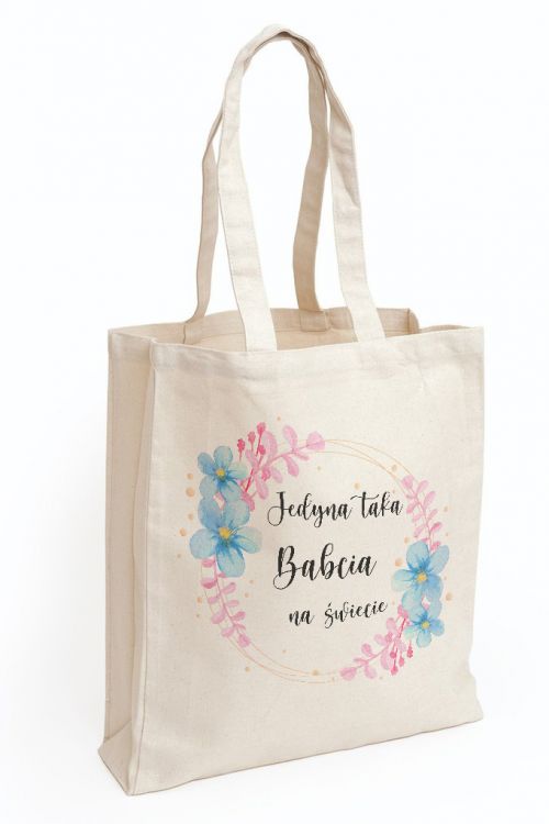 Torba Bawełniana Canvas Jedyna taka Babcia