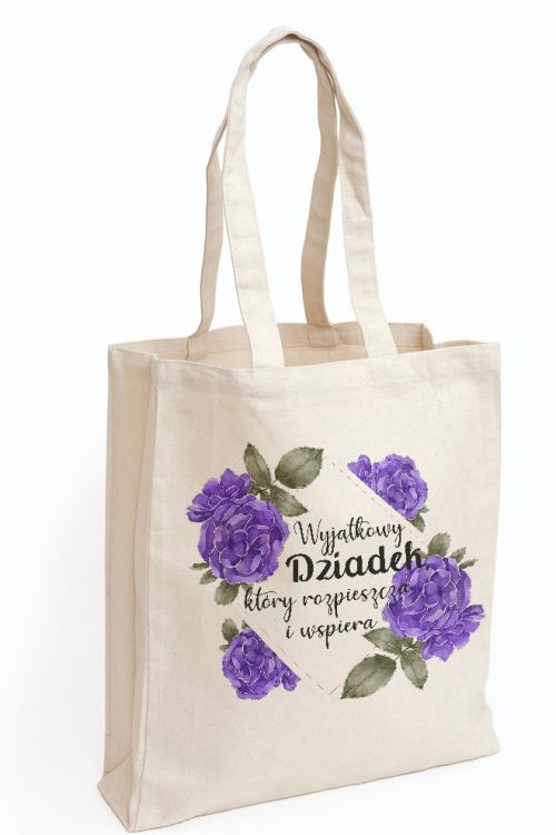 Torba Bawełniana Canvas Róże Dziadka
