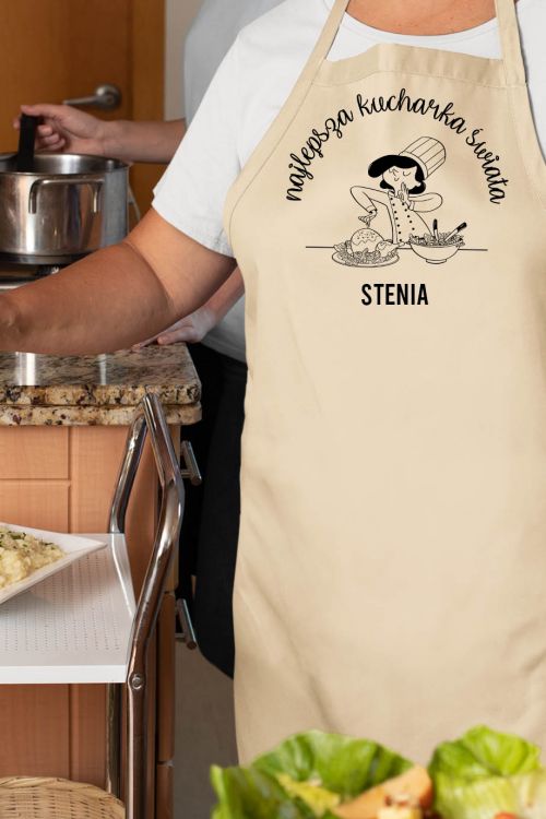 Fartuch PERSONALIZACJA Najlepsza kucharka świata