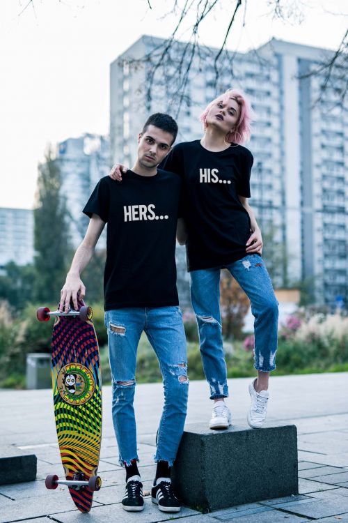 Komplet T-shirt dla par Simple couple