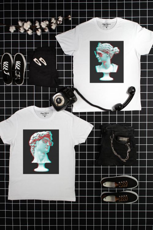 Komplet T-shirt dla par Monument sunglasses couple