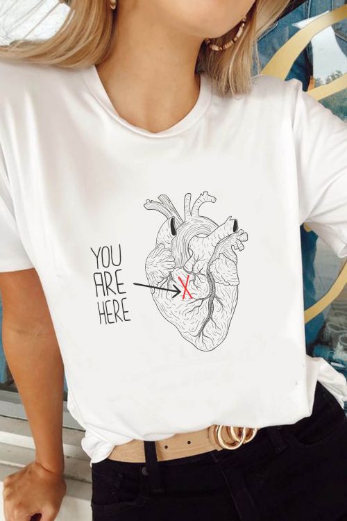 T-shirt You are here