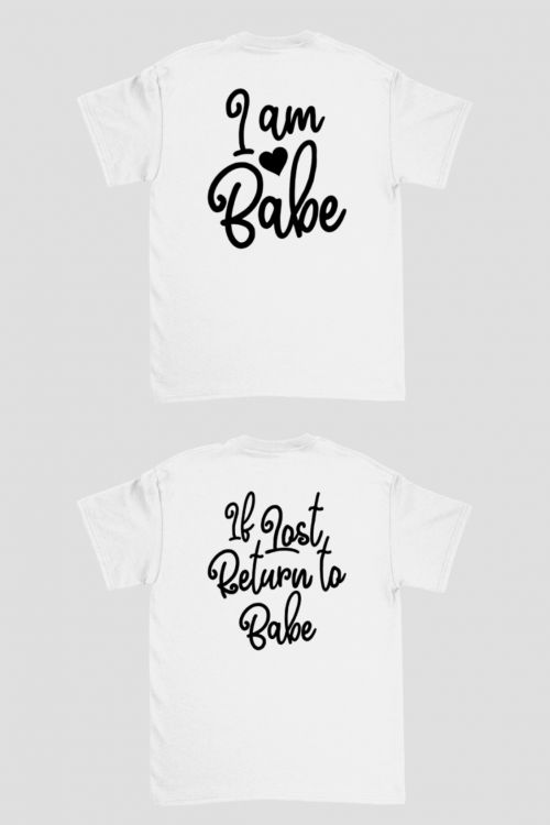 Komplet T-shirt dla par Return to Babe