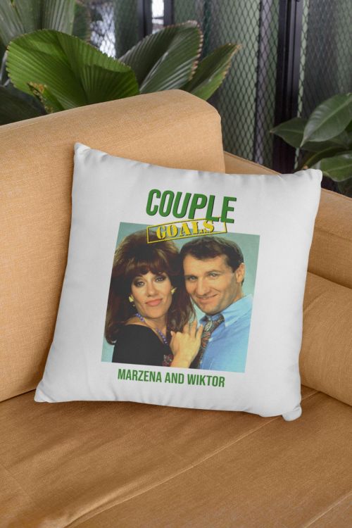 Poduszka Bawełniana Canvas Spersonalizowana Couple goals