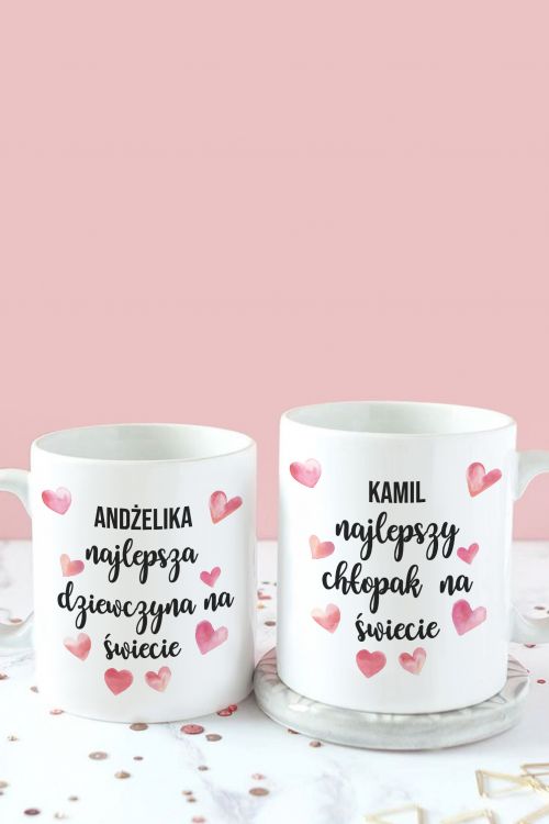 Komplet kubków dla par Najlepsza para