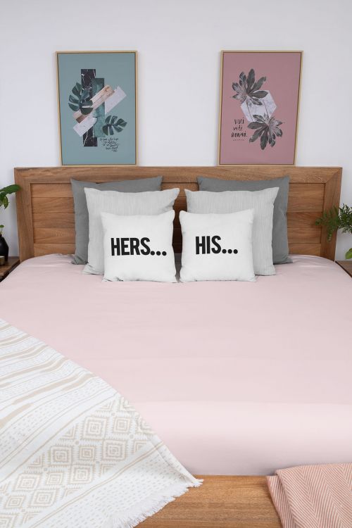 Komplet poduszek bawełnianych Simple couple