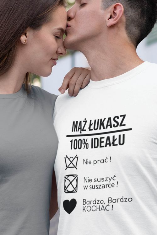 T-shirt PERSONALIZACJA Mąż idealny