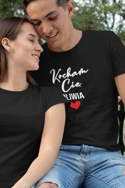 T-shirt PERSONALIZACJA Kocham Cię serce