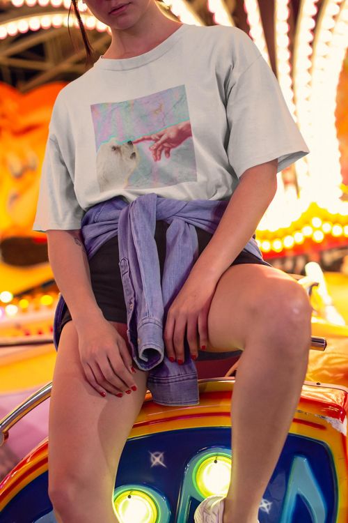 T-shirt Neon Maltese